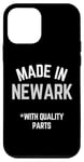 Coque pour iPhone 12 mini Made In Newark - Slogan amusant Born In Newark