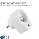 Prise parasurtenseur, parafoudre 16A