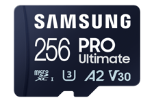 SAMSUNG – Micro SD PRO Ultimate 256GB+SD Adapter (MB-MY256SA/WW)