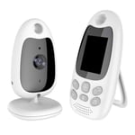 Babymonitor med kamera Bärbar 2,4 Ghz nattvision video babymonitor