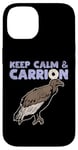 iPhone 14 Keep Calm And Carrion Vulture Scavenging Bird Case