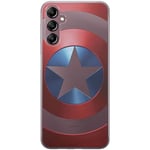 ERT GROUP Coque de téléphone Portable pour Samsung A14 4G/5G Original et sous Licence Officielle Marvel Motif Capitan America 025 Parfaitement adapté à la Forme du téléphone Portable, partiel imprimé