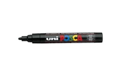 Paintmarker Uni Posca Pc-5M Sort 1,8-2,5 Mm - (6 Stk.)