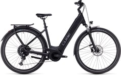 Cube Touring Hybrid Pro 625 Elsykkel Black'n' Metal, Str. S/50