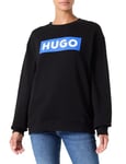 HUGO Classic Crew_B Jersey, Black1, L Women