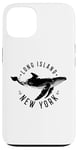 iPhone 13 Long Island New York Souvenir NY Whale Ocean Nautical Case