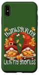 iPhone XS Max Thanksgiving With My Gnomies Autumn Gnomes For Turkey Family Case