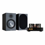 Dayton Audio HTA200 &amp; Monitor Audio Bronze 1006G Stereopaket Stati