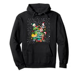 Nickelodeon Rewind Characters Snowing Santa Hats Christmas Pullover Hoodie