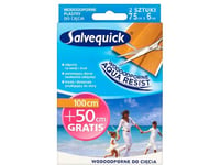 Salvequick Salvequick Aqua Resist Plasters, Waterproof For Cutting 150Cm