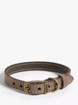 Barbour Leather Dog Collar, Mid Brown