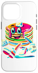 Coque pour iPhone 16 Pro Max Colorée Pop Art Crêpe Petit déjeuner Crêpes