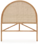 Quiterie, Rund sengegavl, natur, H110x98x4 cm, rattan