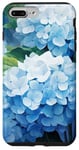 iPhone 7 Plus/8 Plus White Blue Hydrangea Flowers Cute Case