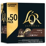 L'Or Boîte de 50 dosettes Espresso Forza