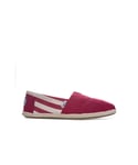 Toms University Classic Alpargata Red Womens Shoes Canvas (archived) - Size UK 3