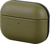 Uniq Terra Airpods Pro Genuine Leather Case Olive/Olive