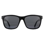 Gucci Rectangle Mens Black Grey Sunglasses - One Size