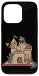 Coque pour iPhone 13 Pro Cats In A Sandbox Summer Bac à litière pour chat Château de sable