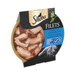 Sheba Fillets Cat Food Tray with Chicken and Tuna (MSC) in Gravy 2x16x60g