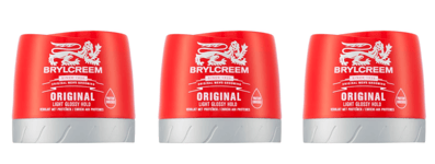 3 x Brylcreem Protein Enriche Hair Styling Cream 250ml