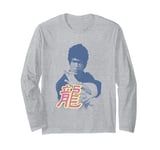 Bruce Lee Dragon Epic Bust Shot Vintage Long Sleeve T-Shirt