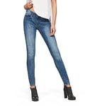 G-STAR RAW Women's 3301 D-Mid Waist Super Skinny Jeans, Blue (medium aged D06334-9136-071), 26W / 34L