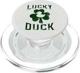 Lucky Duck Shamrock St. Patrick's Day PopSockets PopGrip for MagSafe