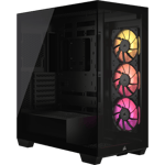 Corsair 3500x Argb Glass Icue Link Midi Tower Svart