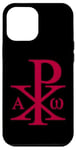 iPhone 12 Pro Max CHI RHO ALPHA OMEGA CHRISTIAN CROSS SYMBOL Case