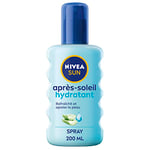 NIVEA SUN Spray après-soleil Hydratant (1 x 200 ml), spray hydratant corps à l'aloe vera bio pour une hydratation intense et longue durée