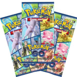 Pokémon GO - 3st Booster Paket (Totalt 30 Pokémonkort)