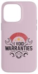 Coque pour iPhone 14 Pro Max I Void Warranties Funny Sarcastic Mechanic Engine Meme