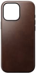 Nomad Modern Horween Leather Case (iPhone 16 Pro Max) - Brun