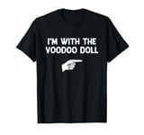 I'm With The Voodoo Doll Costume Halloween Matching Couple T-Shirt