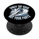 Shred The Gnar, Not Pants Ski de piste PopSockets PopGrip Adhésif