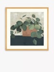 John Lewis Emma Scarvey 'Jade Hoya II' Framed Print & Mount, 73.5 x 73.5cm, Green/Multi