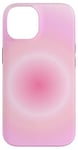 iPhone 14 Light Pink Aura Cute Pastel Pink Ombre Gradient Case