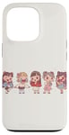 iPhone 13 Pro Cute Manga Chibi Girls In Different Moods Case