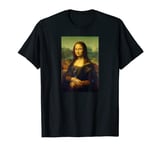 Mona Lisa Smoking Funny Stoner Leonardo da Vinci Painting T-Shirt