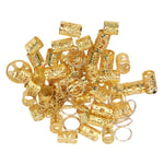 Dreadlock Beads Dreadlock Jewelry Gold Alloy For