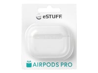 Estuff Silicone Case - Fodral För Trådlösa Hörlurar - Silikon - Vit - För Apple Airpods Pro