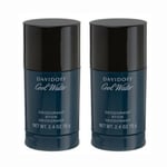 Davidoff 2-pack Cool Water Man Deostick 75ml Transparent