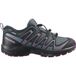 Salomon Juniors' XA Pro V8 ClimaSalomon Waterproof Neptune/Carbon/Plum Caspia, Neptune. / Carbon / Plum Caspia, 37