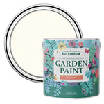 Rust-Oleum White Mould-Resistant Garden Paint In Satin Finish - Porcelain 2.5L