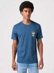 Wrangler Surf's Up Graphic Tee, Dark Denim