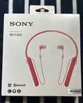 SONY WI-C400 Wireless Bluetooth Stereo In-Ear Headphones Red