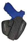 VlaMiTex U5 Holster à accès Rapide en 100% Cuir pour Pistolets Glock 17 19 20 21 22 23 25 31 32 37