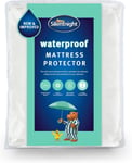 Silentnight Waterproof Mattress Protector – Deep 30cm Fitted Skirt and Single