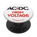 Logo haute tension AC/DC PopSockets PopGrip Adhésif